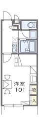 レオパレスＣＯＮＦＯＲＴ加古川の物件間取画像